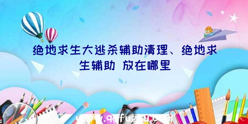 绝地求生大逃杀辅助清理、绝地求生辅助