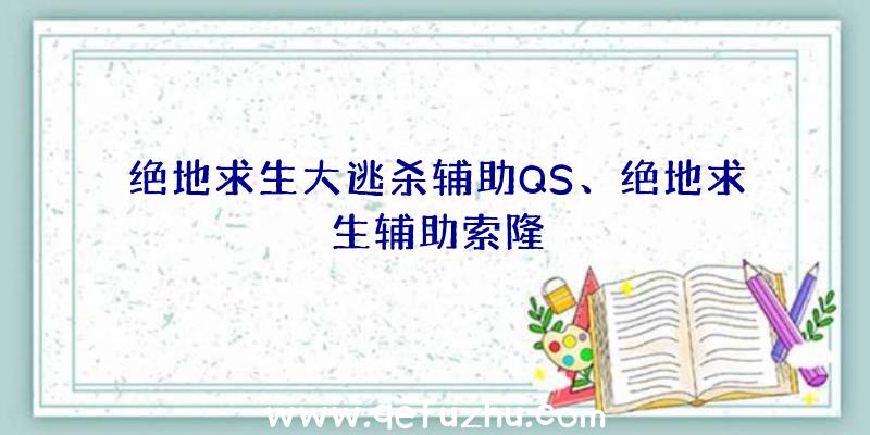 绝地求生大逃杀辅助QS、绝地求生辅助索隆