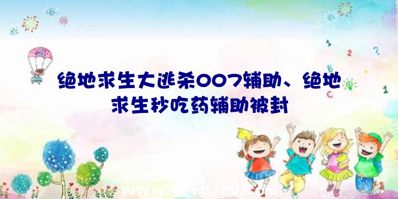 绝地求生大逃杀007辅助、绝地求生秒吃药辅助被封