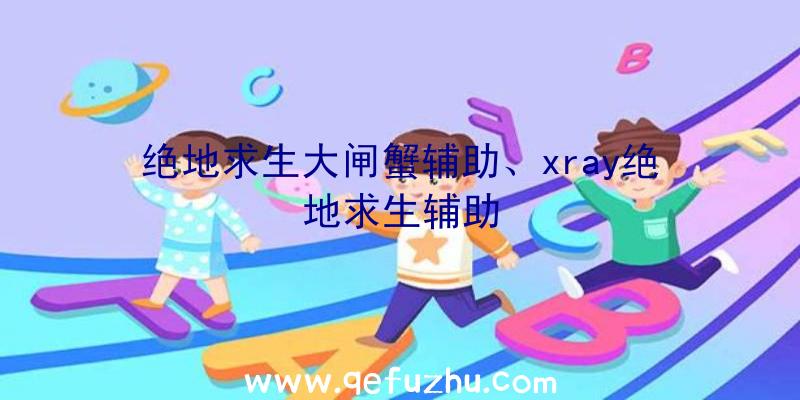 绝地求生大闸蟹辅助、xray绝地求生辅助