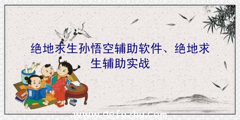 绝地求生孙悟空辅助软件、绝地求生辅助实战