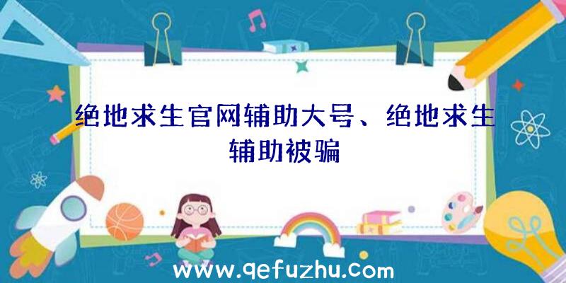 绝地求生官网辅助大号、绝地求生辅助被骗