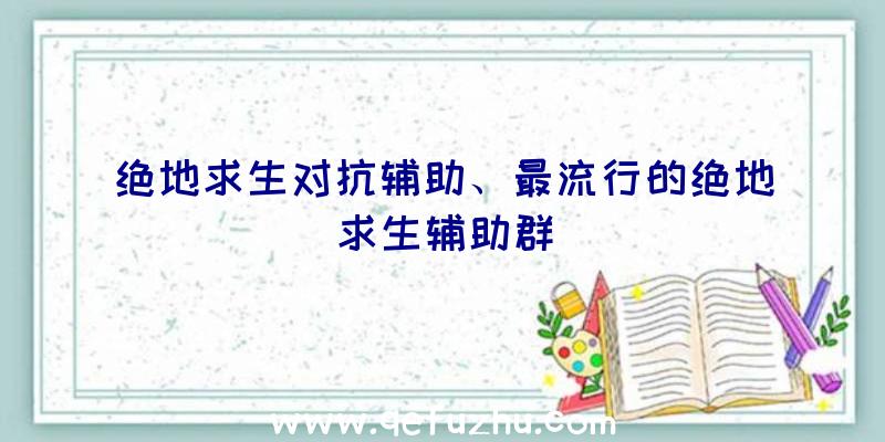 绝地求生对抗辅助、最流行的绝地求生辅助群