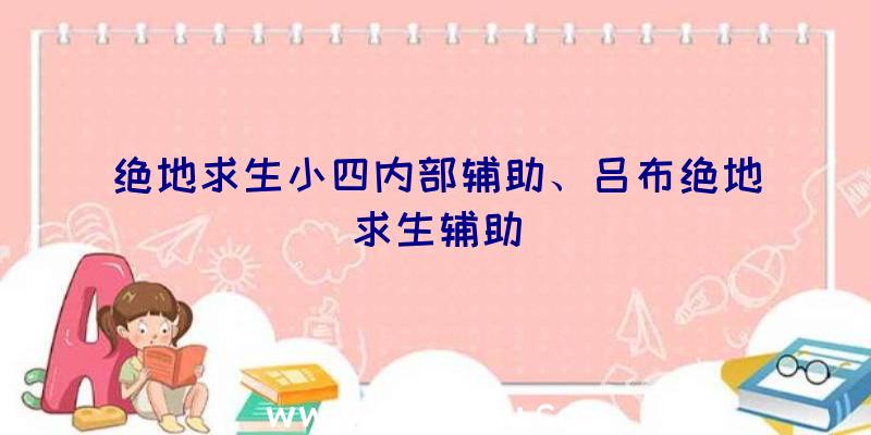 绝地求生小四内部辅助、吕布绝地求生辅助