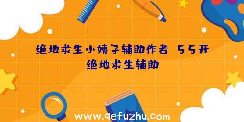 绝地求生小姨子辅助作者、55开绝地求生辅助