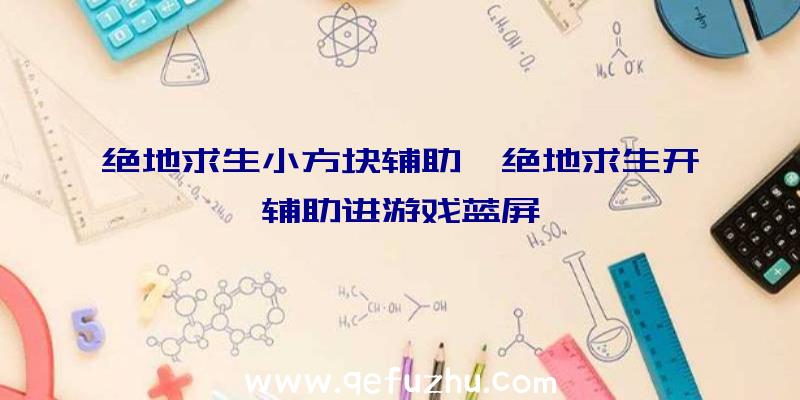 绝地求生小方块辅助、绝地求生开辅助进游戏蓝屏