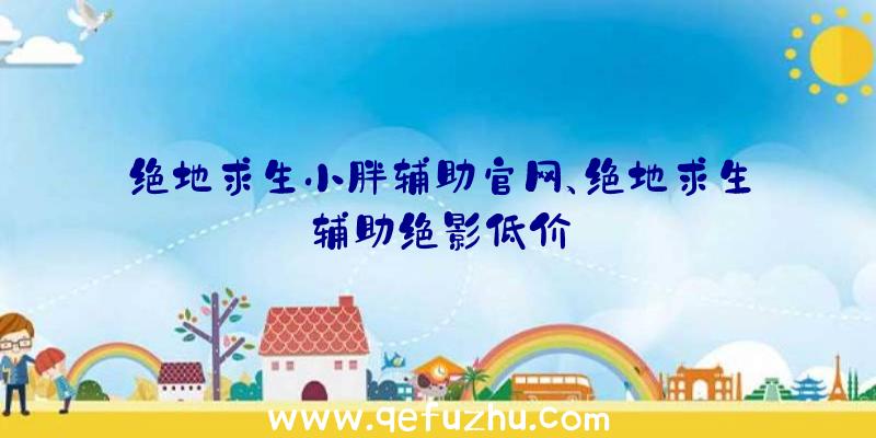 绝地求生小胖辅助官网、绝地求生辅助绝影低价