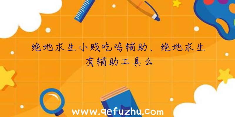 绝地求生小贱吃鸡辅助、绝地求生有辅助工具么