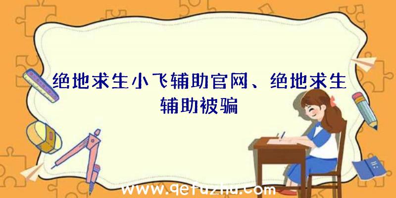 绝地求生小飞辅助官网、绝地求生辅助被骗