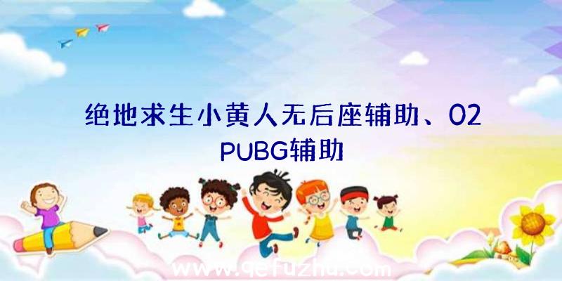 绝地求生小黄人无后座辅助、02PUBG辅助