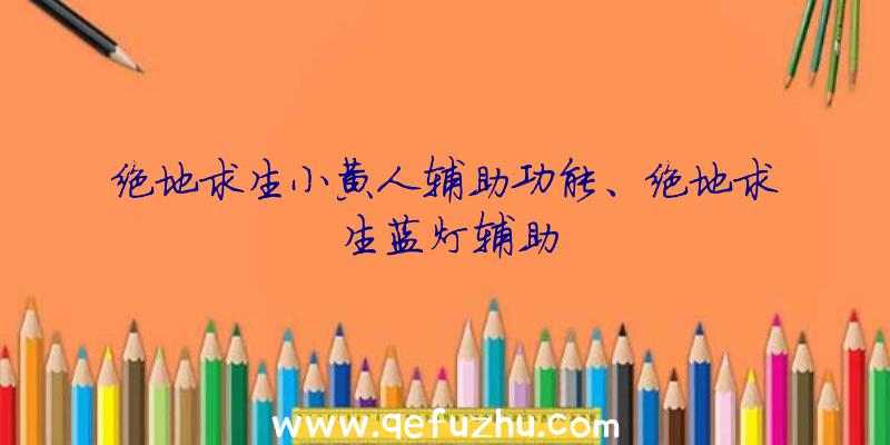 绝地求生小黄人辅助功能、绝地求生蓝灯辅助