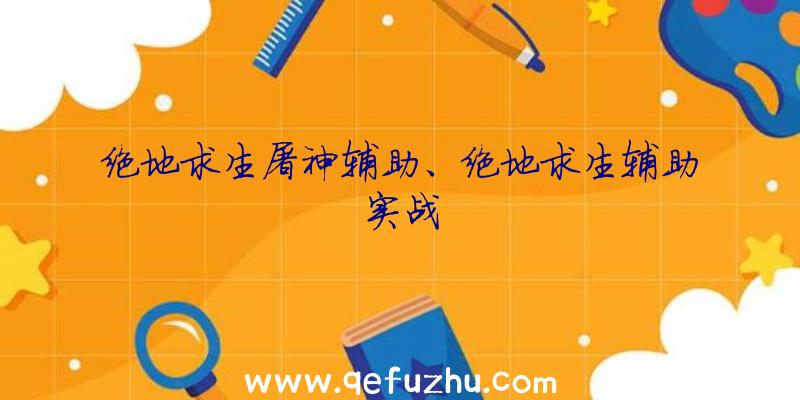 绝地求生屠神辅助、绝地求生辅助实战