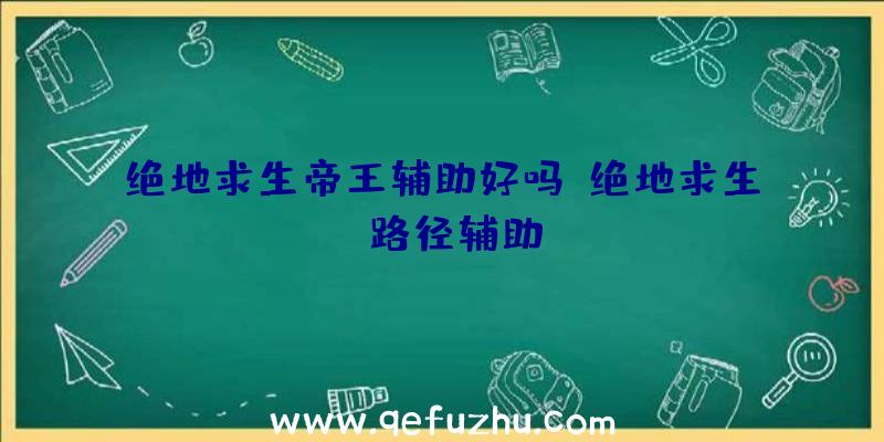 绝地求生帝王辅助好吗、绝地求生