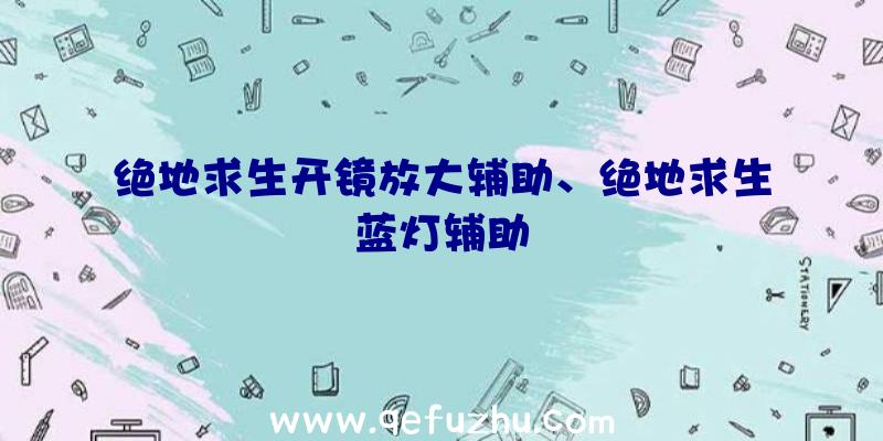 绝地求生开镜放大辅助、绝地求生蓝灯辅助