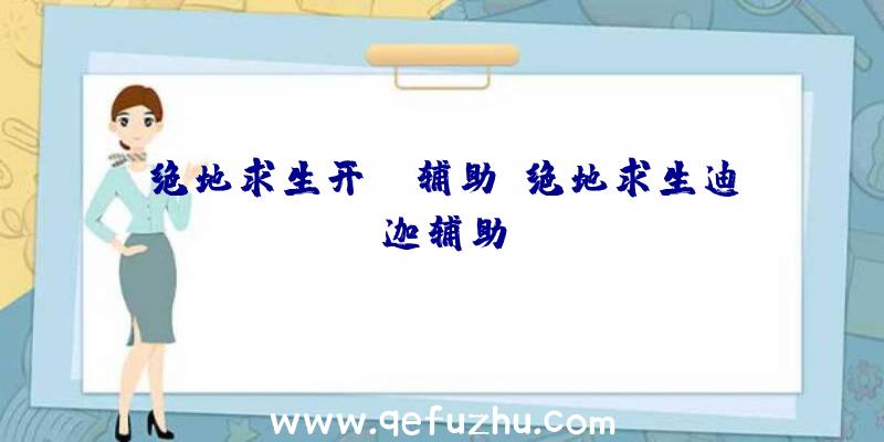 绝地求生开AM辅助、绝地求生迪迦辅助