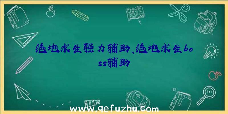 绝地求生强力辅助、绝地求生boss辅助