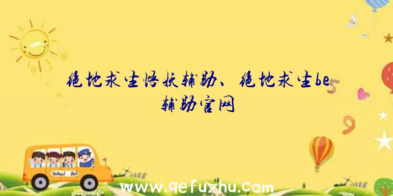 绝地求生悟妖辅助、绝地求生be辅助官网