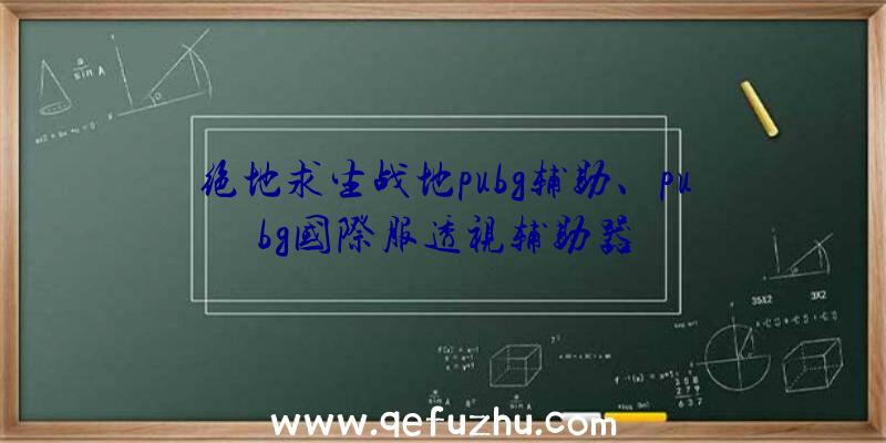 绝地求生战地pubg辅助、pubg国际服透视辅助器