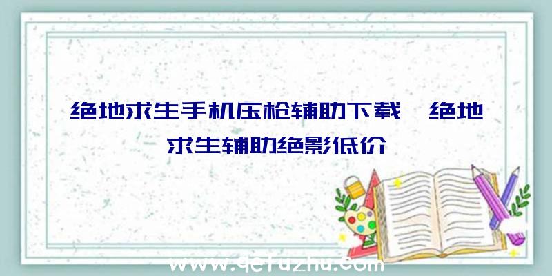 绝地求生手机压枪辅助下载、绝地求生辅助绝影低价