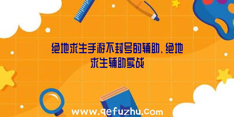 绝地求生手游不封号的辅助、绝地求生辅助实战