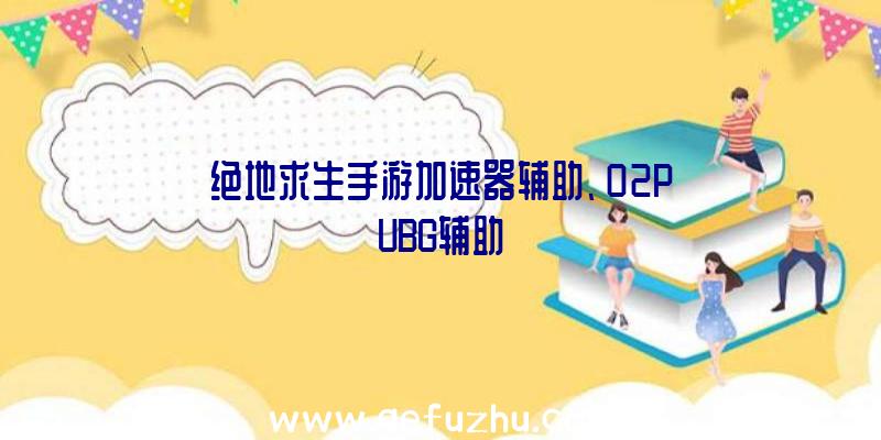 绝地求生手游加速器辅助、02PUBG辅助