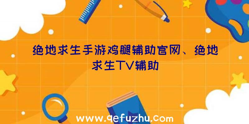 绝地求生手游鸡腿辅助官网、绝地求生TV辅助