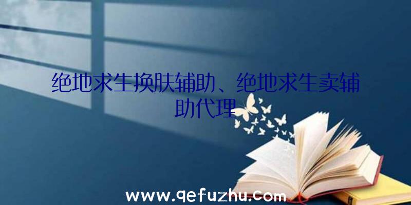 绝地求生换肤辅助、绝地求生卖辅助代理