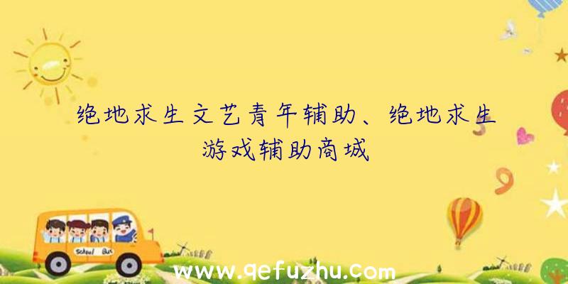 绝地求生文艺青年辅助、绝地求生游戏辅助商城