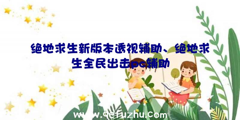 绝地求生新版本透视辅助、绝地求生全民出击pc辅助