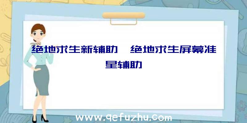 绝地求生新辅助、绝地求生屏幕准星辅助