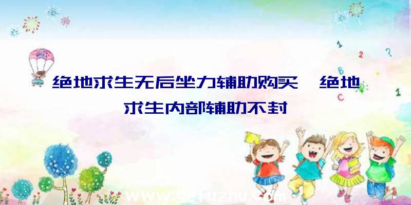 绝地求生无后坐力辅助购买、绝地求生内部辅助不封