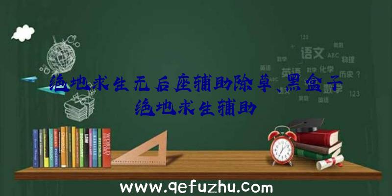 绝地求生无后座辅助除草、黑盒子绝地求生辅助