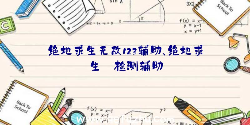 绝地求生无敌123辅助、绝地求生