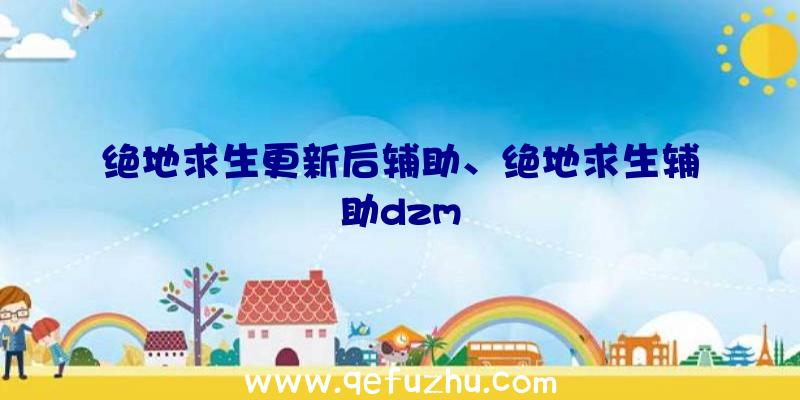 绝地求生更新后辅助、绝地求生辅助dzm