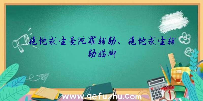 绝地求生曼陀罗辅助、绝地求生辅助瞄脚