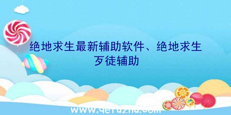 绝地求生最新辅助软件、绝地求生歹徒辅助