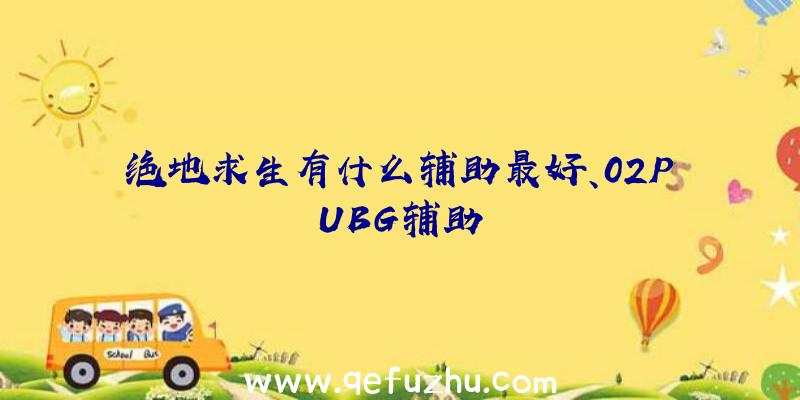 绝地求生有什么辅助最好、02PUBG辅助