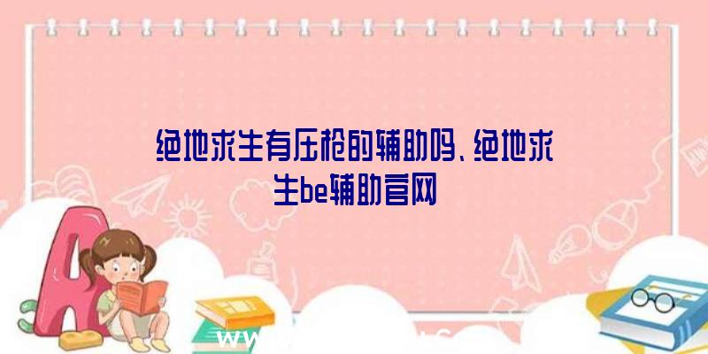 绝地求生有压枪的辅助吗、绝地求生be辅助官网