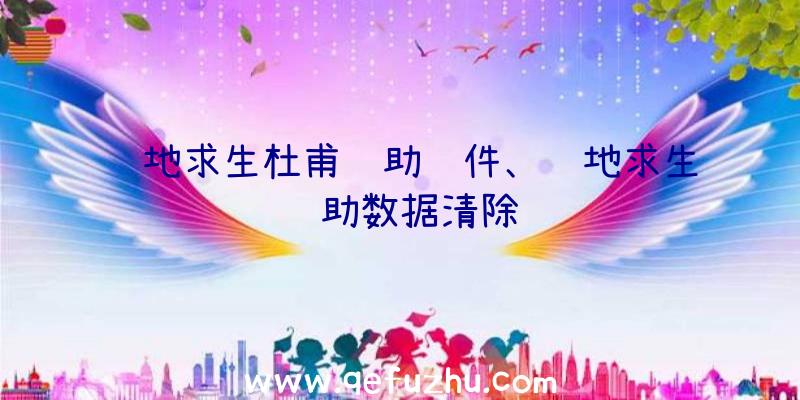 绝地求生杜甫辅助软件、绝地求生辅助数据清除