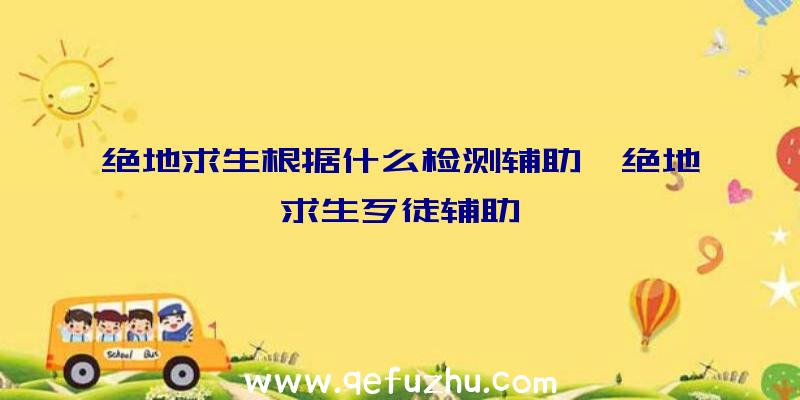 绝地求生根据什么检测辅助、绝地求生歹徒辅助