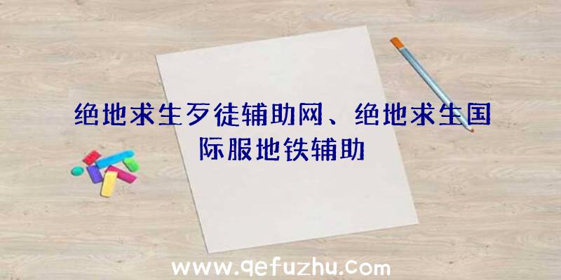 绝地求生歹徒辅助网、绝地求生国际服地铁辅助