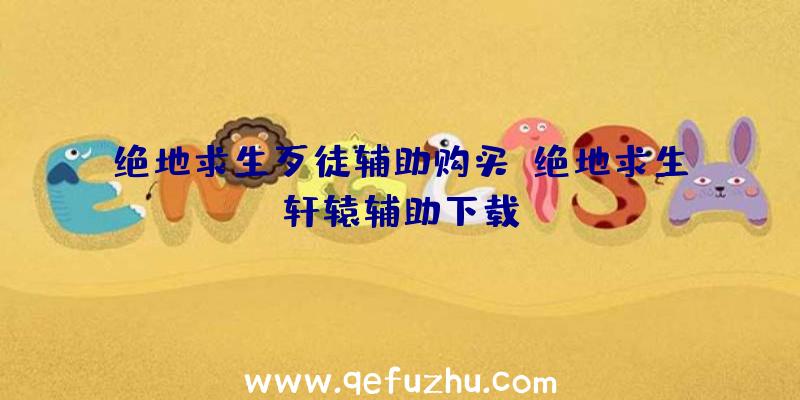 绝地求生歹徒辅助购买、绝地求生轩辕辅助下载