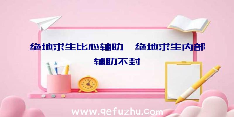 绝地求生比心辅助、绝地求生内部辅助不封