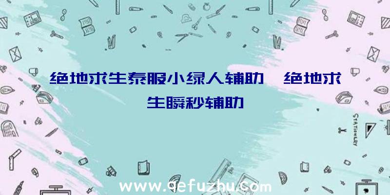 绝地求生泰服小绿人辅助、绝地求生瞬秒辅助