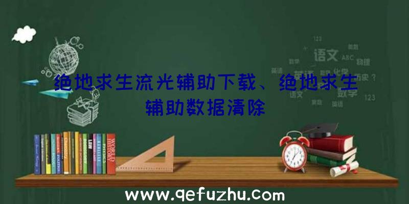 绝地求生流光辅助下载、绝地求生辅助数据清除