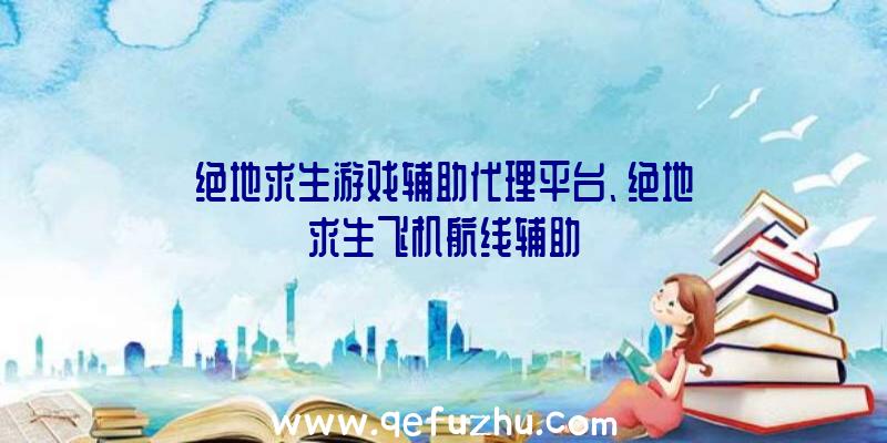 绝地求生游戏辅助代理平台、绝地求生飞机航线辅助