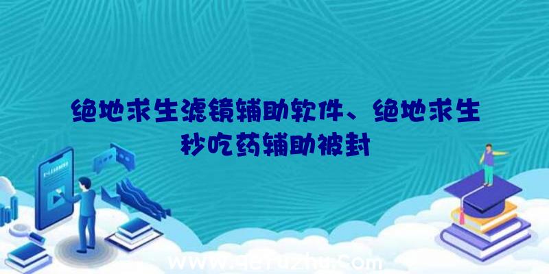 绝地求生滤镜辅助软件、绝地求生秒吃药辅助被封