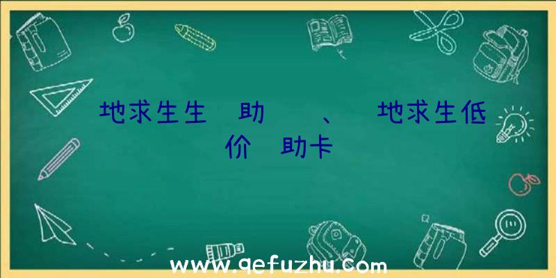 绝地求生生辅助视频、绝地求生低价辅助卡