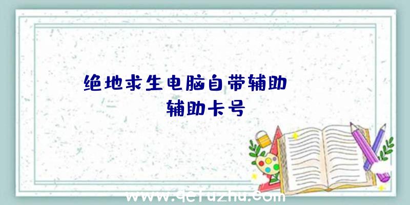 绝地求生电脑自带辅助、pubg辅助卡号