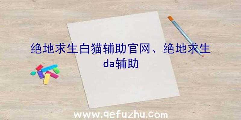 绝地求生白猫辅助官网、绝地求生da辅助